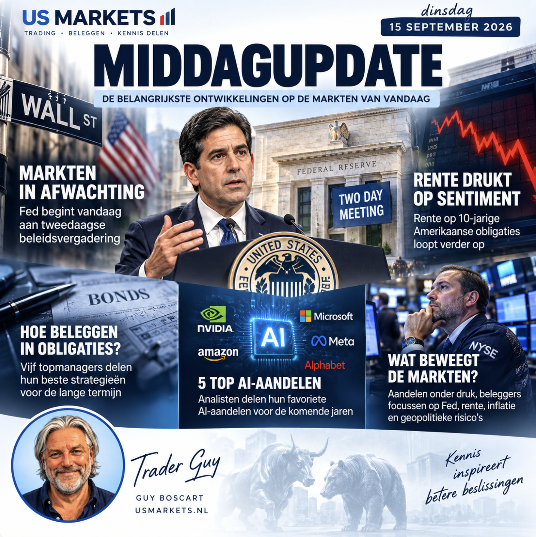 Middagupdate 15 september 2026