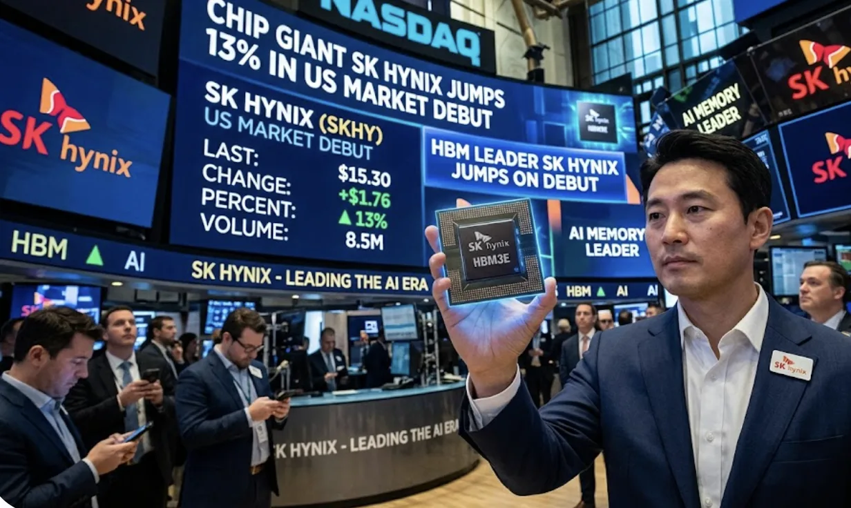Beursdebuut SK Hynix op de Nasdaq