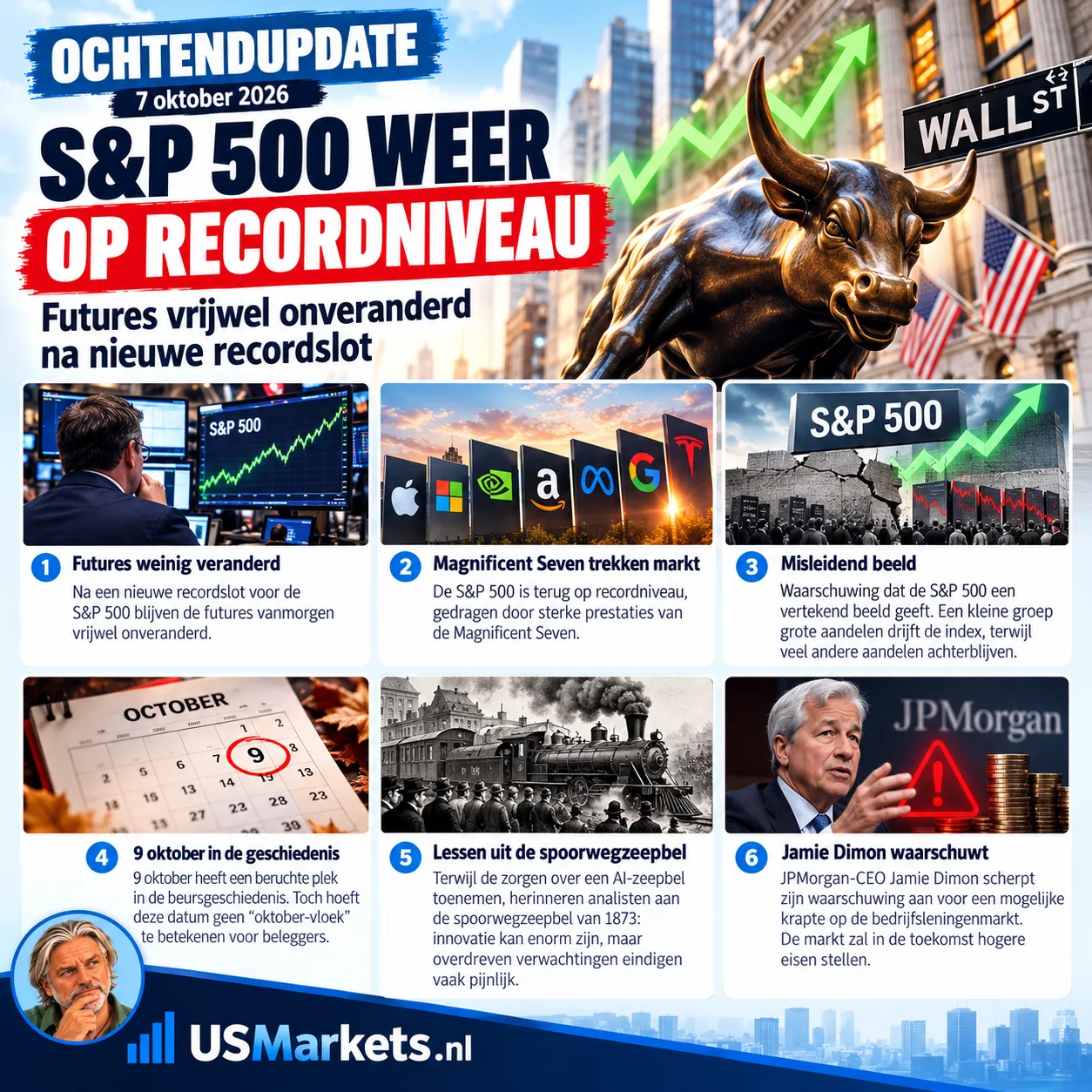Ochtendupdate woensdag 7 oktober 2026 in 6 punten
