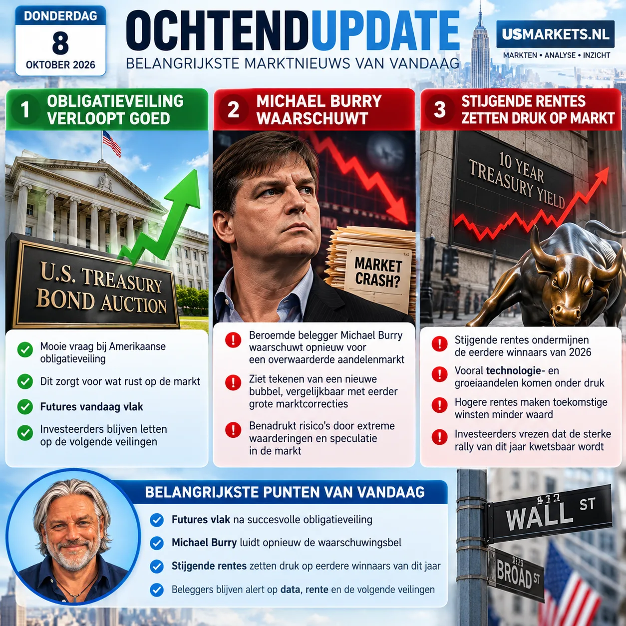 Ochtendupdate donderdag 8 oktober 2026 in 3 punten
