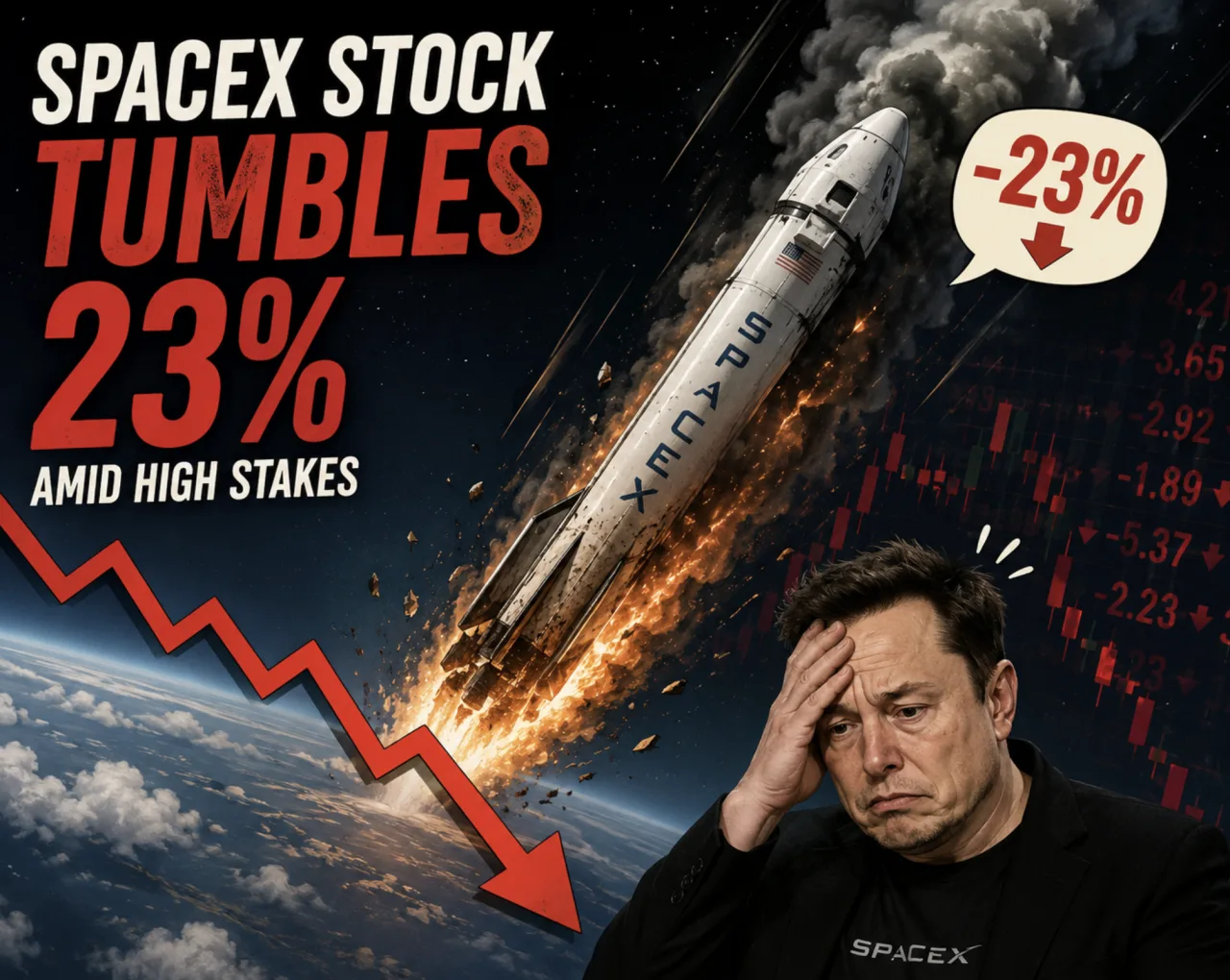 SpaceX SPCX koersverloop
