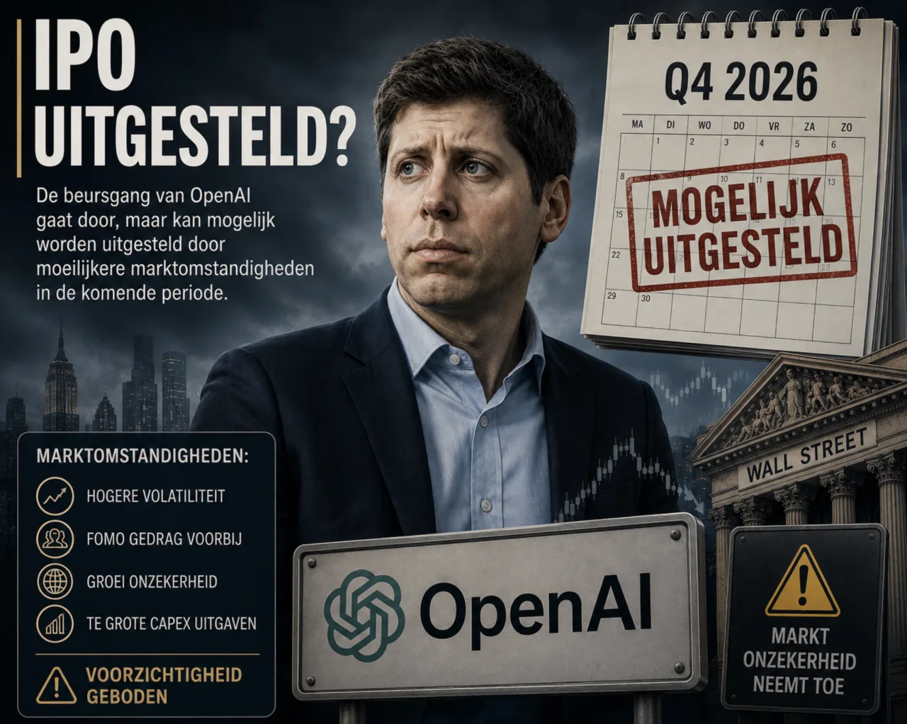 OpenAI IPO uitgesteld