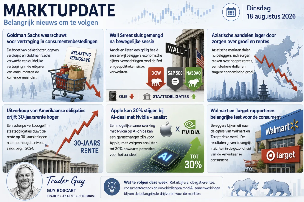 Marktupdate overzicht 18 augustus 2026