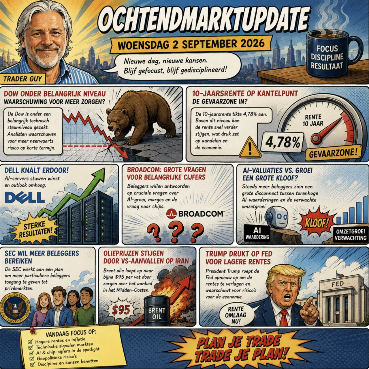 Marktupdate woensdag 2 september 2026