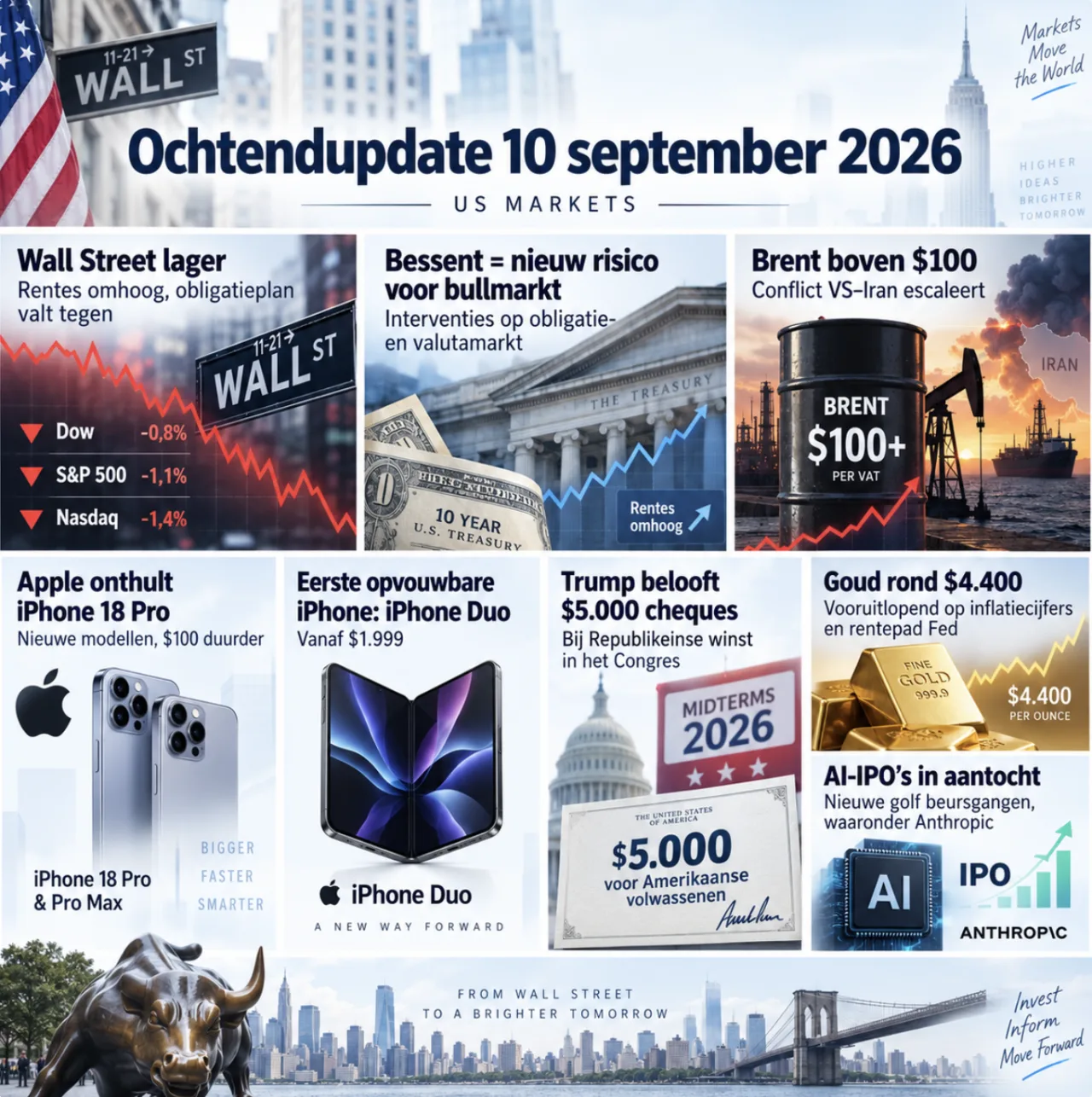 Ochtendupdate 10 september 2026: markten, inzicht, vooruitdenken