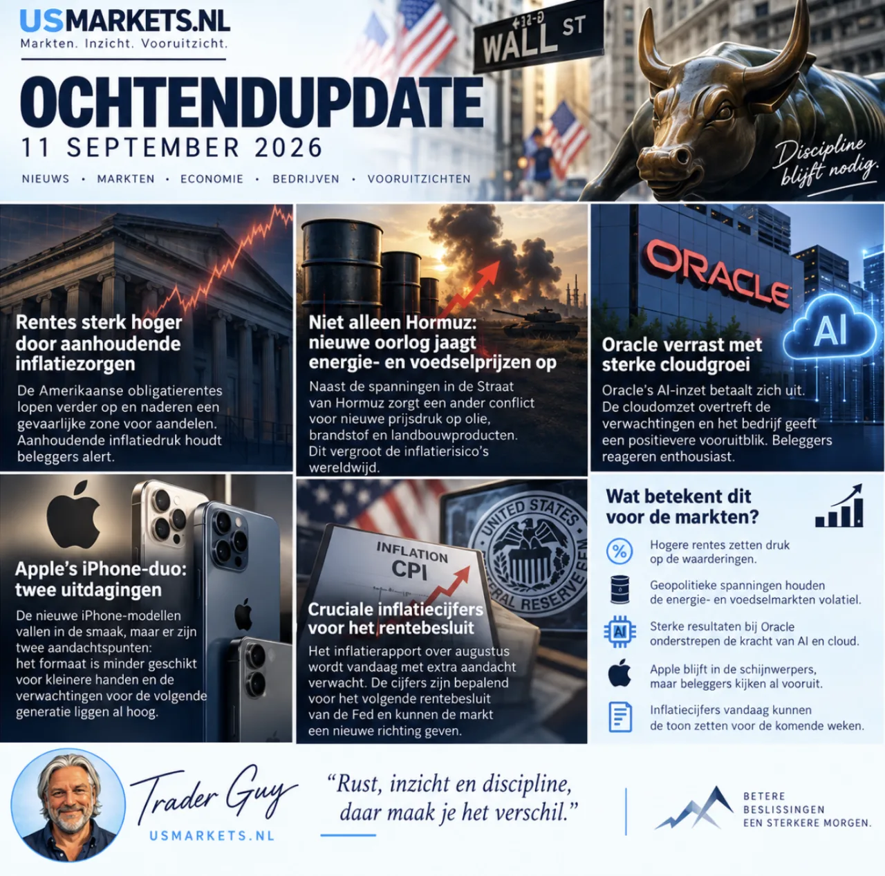 Ochtendupdate 11 september 2026: markten, inzicht, vooruitzicht