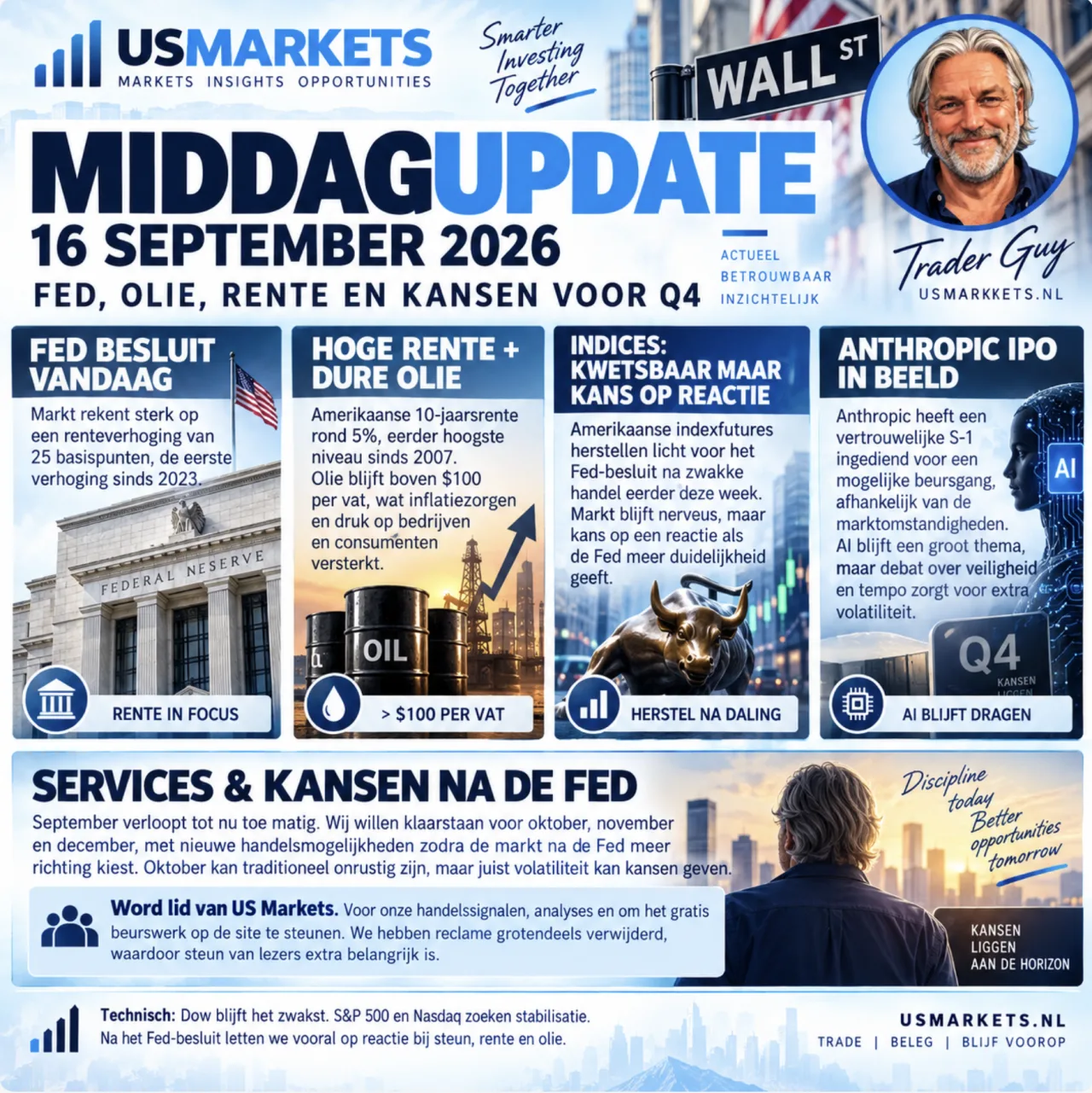 Middagupdate 16 september 2026