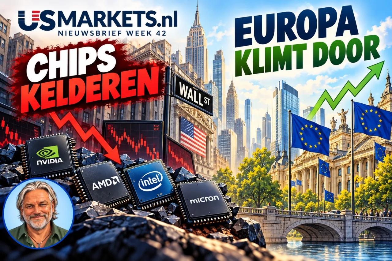 Chips kelderen, Europa klimt door, weekoverzicht US Markets week 42 2026
