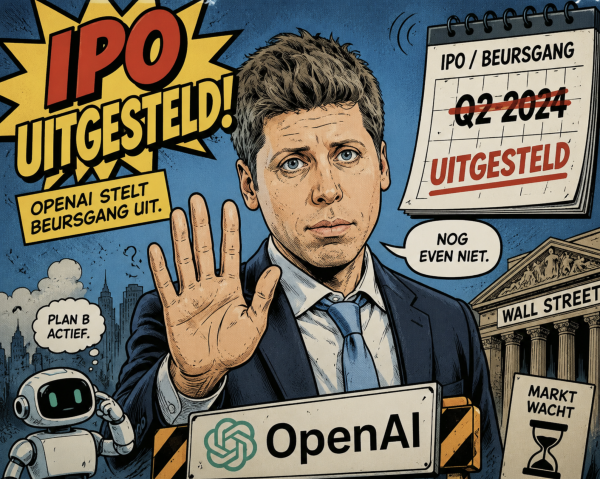 IPO Open AI uitgesteld